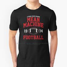 Футболка Mean Machine, 100% чистый хлопок, средняя машина, Burt Рейнольдс, фильмы по футболу, спортивный фильм, Адам Сандлер 2024 - купить недорого