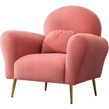 Одиночный диван стул свет роскошный постмодерн Американский двойной простой магазин одежды маленькая квартира гостиная скандинавский чистый красный 2024 - купить недорого