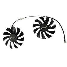 Ventilador de refrigeración VGA para ZOTAC GeForce GTX1070Ti GTX1080Ti AMP Core, 95MM, 2 unids/set/juego 2024 - compra barato