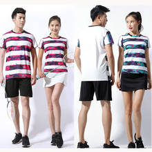 New Badminton shirts Men , sport shirt Tennis shirts Male , table tennis tshirt , Quick dry Fitness sports training tshirts 1013 2024 - buy cheap