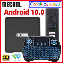 Mecool km1 deluxe atv google certificado android 10 tv box amlogic s905x3 androidtv prime vídeo 4k dual wifi set top box km2 2g 8g 2024 - compre barato