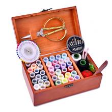 With Lock Portable Sewing Box for Kitting Needles Tools Quilting Thread Stitching Embroidery Craft Sewing Kits Home Organizer 2024 - buy cheap