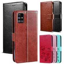 Funda con tapa para Samsung Galaxy, carcasa magnética de cuero para M62, M51, M31, M21, M11, M12, M02, M01 2024 - compra barato