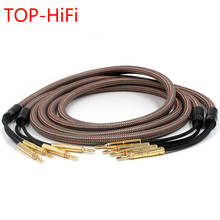 TOP-HiFi par Accuphase 40th Anniversary Edition, Cable de altavoz OCC, Cable de altavoz de Audio de cobre puro 2024 - compra barato