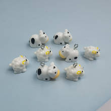 10pcs Kawaii Cow Sheep Resin Charms for Jewelry Making Cute Simulated Animal Pendant DIY Fashion Jewelry Accessories C172 2024 - buy cheap