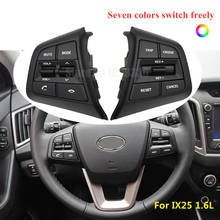 Новый стиль для Hyundai Creta IX25 1,6 л, кнопки на руль, переключатель круиз-контроля, кнопка управления громкостью, Bluetooth, телефон 2024 - купить недорого