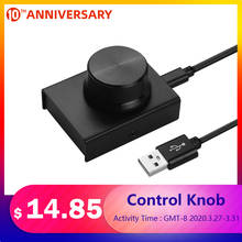 USB Volume Control Knob Computer Audio Volume Controller Adjuster Supports Mute with USB Cable for Win XP/Vista/7/8/10/ Mac 2024 - buy cheap