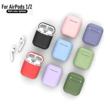 Funda de silicona TPU para auriculares inalámbricos, funda para Apple funda protectora para AirPods, funda de carga Ultra rápida 2024 - compra barato