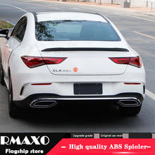 Para W118 Spoiler 2020-2021 Mercedes-Benz W118 CLA180 CLA200 Spoiler Material plástico ABS alerón trasero de coche Color Spoiler trasero 2024 - compra barato