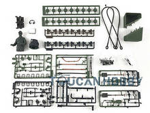 Heng-tanque leopard2a6 rc longo, modelo de 1/16 escala alemã, peças e acessórios 2024 - compre barato