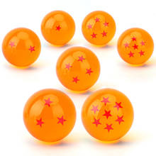 Figuras de acción de PVC sin caja, 7 estrellas amarillas, bolas de resina de cristal, modelo de colección de Anime, juguetes, 5,7 cm 2024 - compra barato