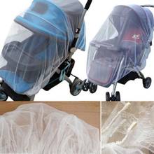 1Pcs White Newborn Infant Baby Stroller Pushchair Cart Mosquito Insect Net Safe Mesh Buggy Light Netting 2024 - buy cheap