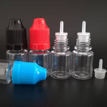 500pcs 5ml PET E Liquid Needle Bottle Empty Plastic Dropper Bottle With Childproof Caps And Fine Tips 2024 - buy cheap