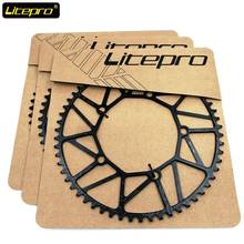 Litepro 130BCD 8/9/10 Speed Single Chainring 48T 50T 52T 54T 56T 58T Black Front Chain Wheel 412 SP8 Folding Bike Road Bicycle 2024 - buy cheap