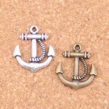 14pcs Charms anchor sea 22x20mm Antique Pendants,Vintage Tibetan Silver Jewelry,DIY for bracelet necklace 2024 - buy cheap