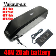 Vakaumus-batería de litio para bicicleta eléctrica, carcasa Hailong 13S para Motor de Scooter de menos de 750W con 25A BMS y cargador 2A, 48V 20ah 2024 - compra barato