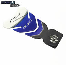 Protetor de emblema para motocicleta, adesivo protetor real de tanque de combustível e gás para g310r g310gs g310 r g310 gs 2024 - compre barato