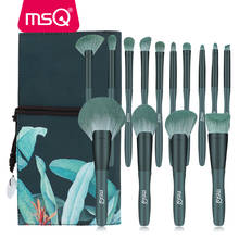 MSQ 14PCS Makeup Brushes Set Foundation Powder Eye shadow Eyebrow Blending Fan Detail Make Up Brush Beauty Tools with Gift Box 2024 - buy cheap