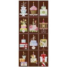 December birthday cake patterns counted 11CT 14CT Cross Stitch Sets DIY Chinese Cross-stitch Kits Embroidery Needlework 2024 - buy cheap