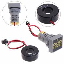 22MM 0-100A Digital Ammeter Current Meter Indicator Led Lamp Square Signal Light AC 220V 2024 - buy cheap