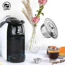 Icafilas-cápsula de café reutilizable para Bialetti Maker, filtros rellenables de acero inoxidable, taza de Crema, 40ml 2024 - compra barato