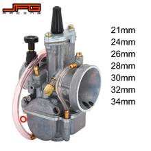 Motorcycle For PWK 21 24 26 28 30 32 34MM Universal Carburetor For Keihin Scooter HONDA SUZUKI ATV UTV Pit Bike Power Jet 2024 - buy cheap