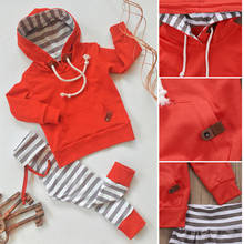 Autumn Warm 0-24M Newborn Baby Boys 2pcs Clothing Sets Kids Boys Tops Hoodie T-shirt+Shorts Pants Outfits Clothes Sets 2024 - buy cheap