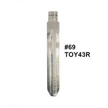 5pcs 2 IN 1 Lishi TOY43R #69 Engraved Line Key Blade Scale Shearing Teeth Cutting Key Blank for Subaru XV/Great Wall/old Toyota 2024 - buy cheap