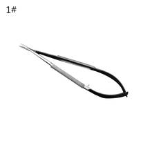 Microscopic Scissor Forcep Probe Micro Hook Tweezer Spatula 12cm Stainless Steel A0KF 2024 - buy cheap