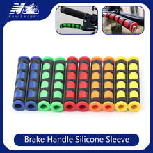 Soft Anti-Slip Brake Handle Silicone Sleeve Motorcycle Bicycle Protection Cover Accessories Boutique Protective Gear Wholesale 2024 - buy cheap