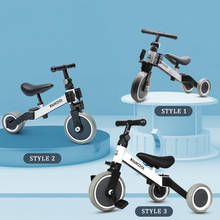 Scooter de triciclo 3 em 1 para crianças, brinquedo ao ar livre, equilíbrio, 2 a 8 anos, aprendizado de passeio, scooter, brinquedo 2024 - compre barato