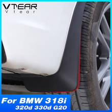 Vtear Fender Cover Decoration Exterior Car Splash Mudguard Anti-Dirty Trim Accessories Parts For BMW 318i 320d 330d G20 2021 2024 - buy cheap