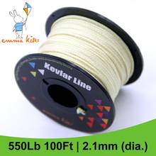 550lb 30m Kite Line String for Large Single Line Kite Flying Braided Kevlar Line for Fishing Outdoor Camping Backpacking Cord 2024 - buy cheap