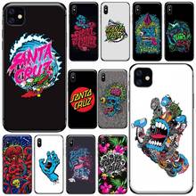 Santa Cruz Skateboards Phone Cases for iPhone 11 12 pro XS MAX 8 7 6 6S Plus X 5S SE 2020 XR Soft silicone cover shell funda 2024 - buy cheap