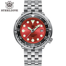 STEELDIVE 1975 Tuna Diver 30ATM Waterproof NH35 Automatic Watch Mechanical Wristwatch for Men Black Dial Steel Dive Watches 2024 - buy cheap