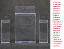 50PCS PVC Clear Plastic Packaging Boxes with Hang Hole Gift Box PVC Carry Cases Packaging Box For jewelry/Candy/toys 2024 - buy cheap