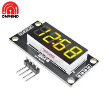 TM1637 LED Display Module 7 Segment 4 Bits 0.36Inch Clock yellow Anode Digital Tube Serial Driver Board Pack for arduino Diy 2024 - buy cheap