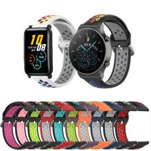 Correa de reloj arcoíris para Honor ES GS Pro Dream, pulsera deportiva transpirable de silicona para Huawei GT2 Pro, 46mm 2024 - compra barato