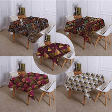 Algarismos para jogo de cartas, alfabeto geométrico, arábico, à prova d'água, toalha de mesa decorativa para mesa 2024 - compre barato