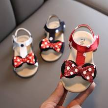 New Summer sandals Children girls shoes Infant Kids sandal Baby Girls Minnie Bow Princess Rubber Sandals Shoes 2024 - buy cheap
