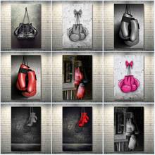 Boxing Gloves Vintage Photo Posters Wall Art Canvas Painting Black White Wall Pictures Sport Prints for Living Room Home Decor 2024 - buy cheap