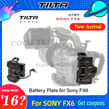Tilta sony fx6 placa de bateria ES-T20-BTP-AB/ ES-T20-BTP-V com qualquer ouro ou v-montagem acessórios de fotografia de bateria 2024 - compre barato