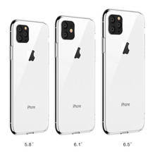 Чехлы для телефонов iPhone 11 Pro 6 6s 7 8 X XS чехол для Max XR мягкий прозрачный силиконовый прозрачный чехол для iPhone 11 Pro Max 2024 - купить недорого