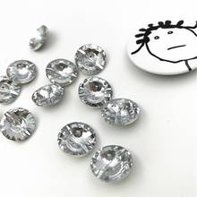 200PCS/LOT 25 MM FREE SHIPPING GLASS BUTTONS CRYSTAL BUTTONS SATELLITE HOLED BUTTONS FOR SOFA INDUSTRY 2024 - buy cheap