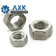 1/50/100pcs A2 304 Stainless Steel Hex Hexagon Nut for M1 M1.2 M1.4 M1.6 M2 M2.5 M3 M4 M5 M6 M8 M10 M12 M16 M20 M24 Screw Bolt 2024 - buy cheap