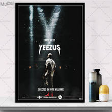 Póster de Kanye West, Singer Rapper, lienzo, arte de pared, pintura, carteles e impresiones, imagen para sala de estar, decoración del hogar 2024 - compra barato