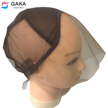GAKA-Redes de encaje completo para hacer pelucas, Base para pelucas tejidas, hecho a mano, Base para pelucas anudadas 2024 - compra barato