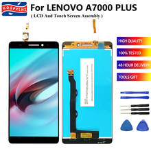 Alta qualidade para lenovo a7000 plus display lcd + touch screen digitador assembléia substituição para lenovo a7000plus a7000 + ferramentas 2024 - compre barato