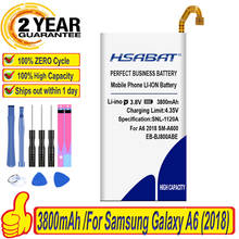 Bateria hsabat 100% mah para samsung galaxy, bateria 3800 original para samsung galaxy a6 (2018) 2024 - compre barato