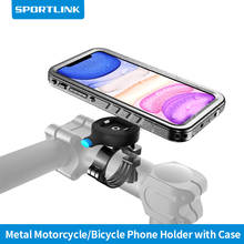 Держатель для телефона на велосипед, держатель для Руля Мотоцикла, крепление для телефона на велосипед для iPhone 11 Pro Max водонепроницаемый чехол для gps поддержки 2024 - купить недорого